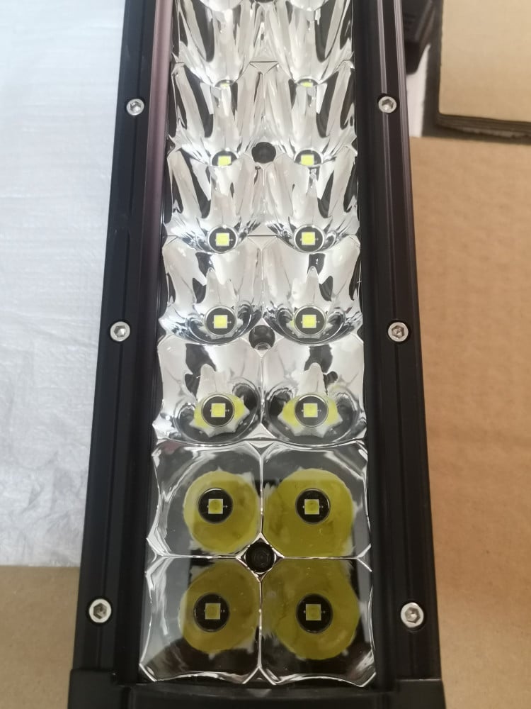 ليد بار (LED BAR) مقاس 23 إنش بجودة عالية شرايح الإنارة من osram مع عدسة ليزر