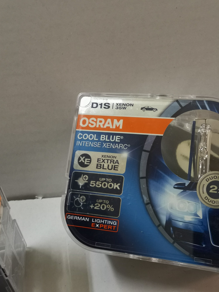 لمبات زينون أوسرام cool blue CBA 6000k الألمانية الأصلية