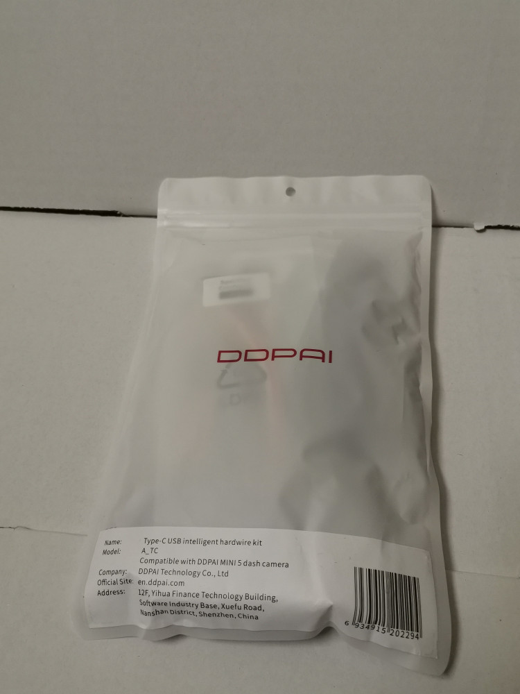 ظفيرة (هاردوير-hardware) من شركة ddpai لتوصيل الكاميرا على علبة الفيوزات لتفعيل وضع موقف السياره 24 ساعةمناسب لكاميرا z40 و z50 و mini 5