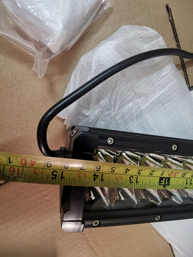 ليد بار (LED BAR) مقاس 15 شرايح osram مع عدسة ليزر