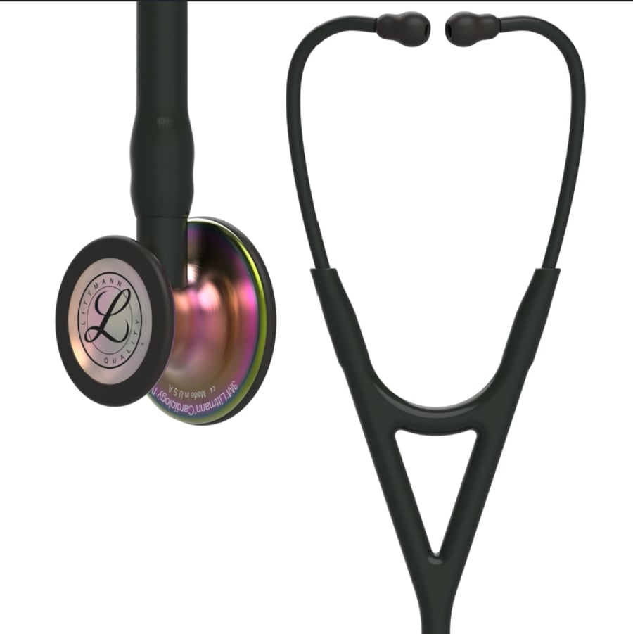 سماعة طبيب ليتمان كارديولوجي 4 الأصلية - Stethoscope - Littmann Cardiology IV Rainbow Edition 6165