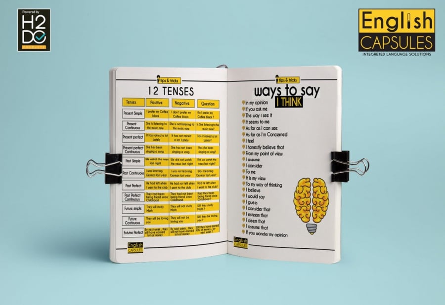 English Capsules Notebook