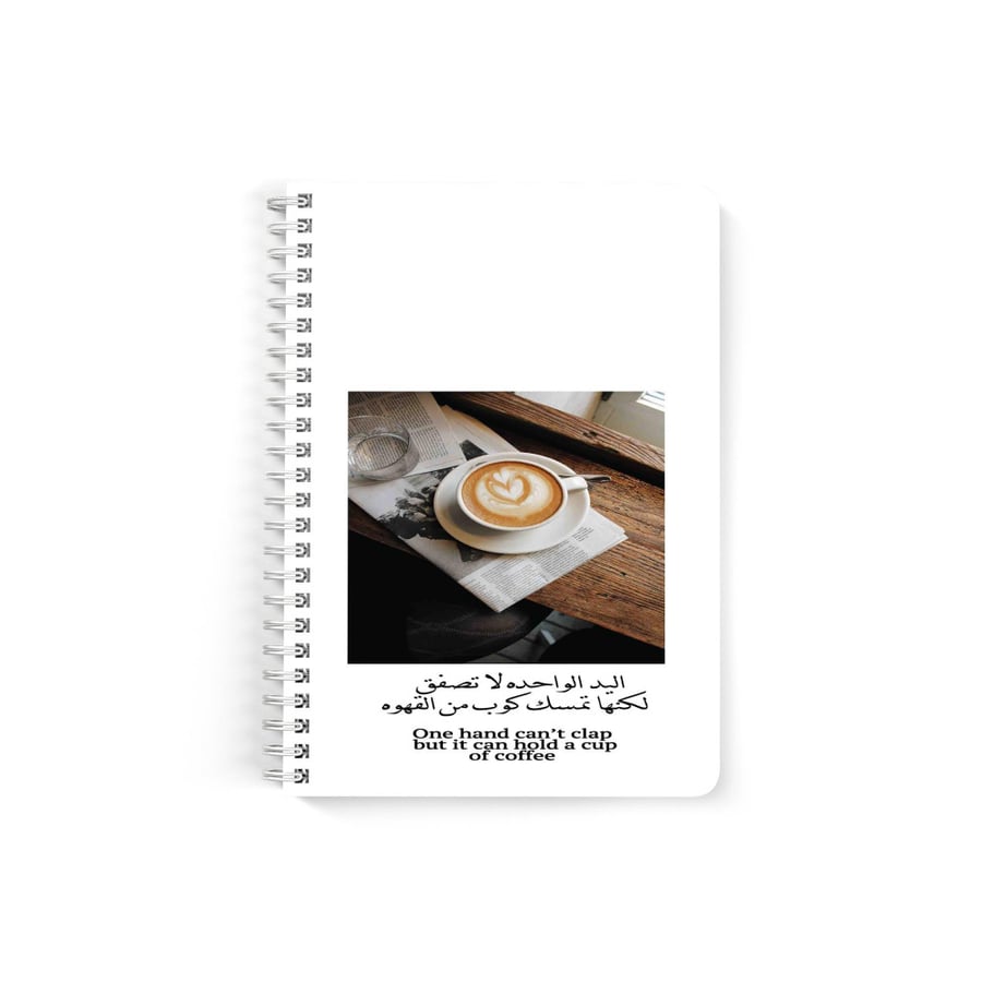 A5 notebook, lined paper, 60 sheets