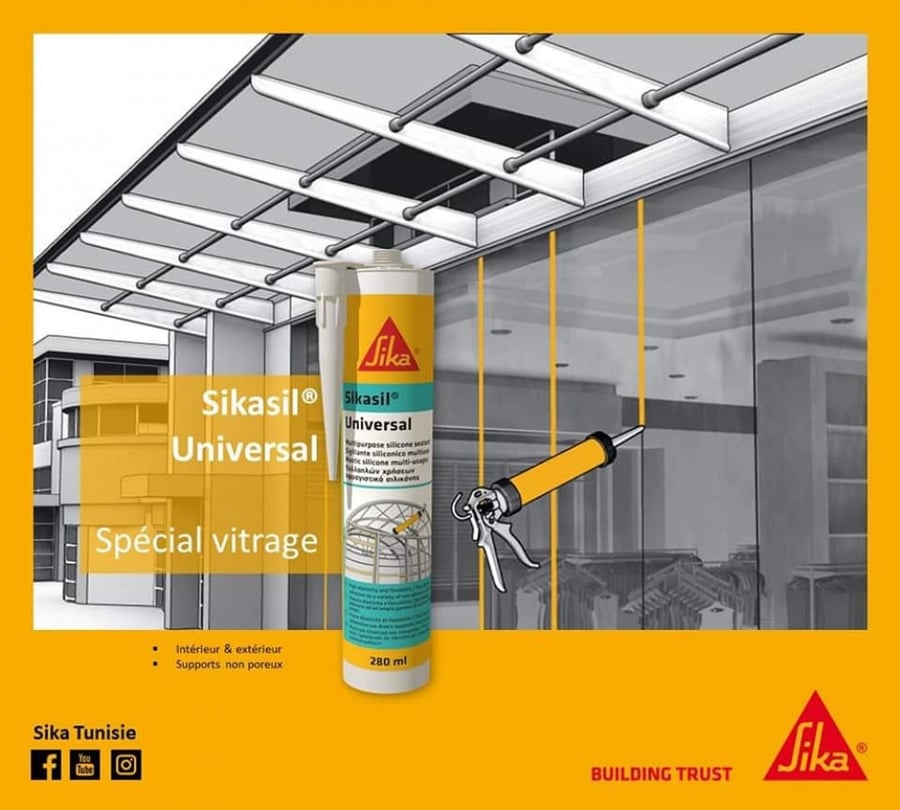 Sikasil Universal - سيكا سيليكون متعدد الاستخدامات