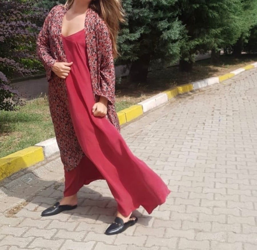 KIMONO WASHED SILK SET