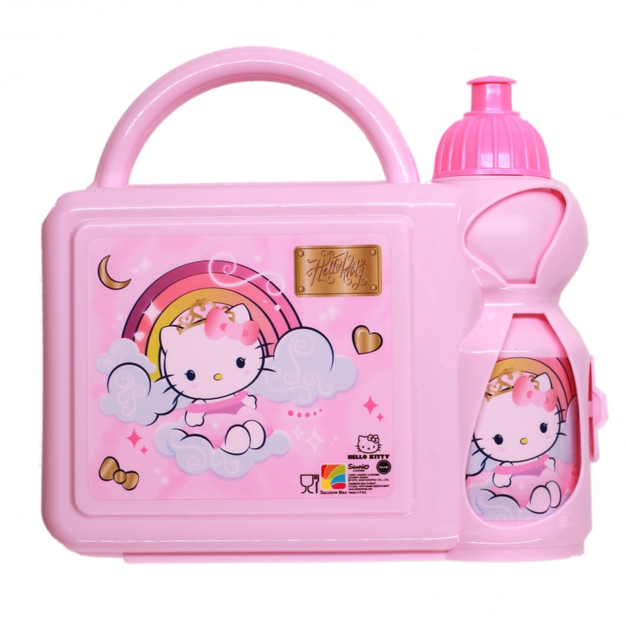 هيلوكيتي- طقم علبة غداء و زمزمية - Hello Kitty Lunch Box Set
