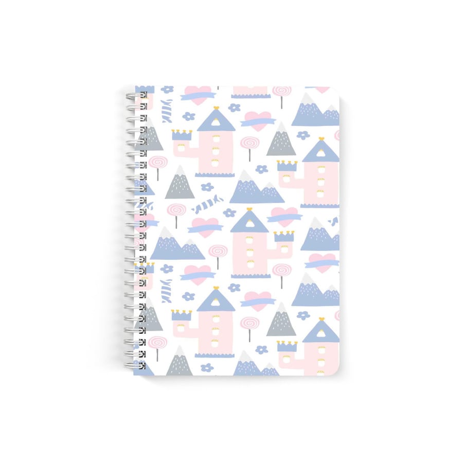 A5 notebook, lined paper, 60 sheets