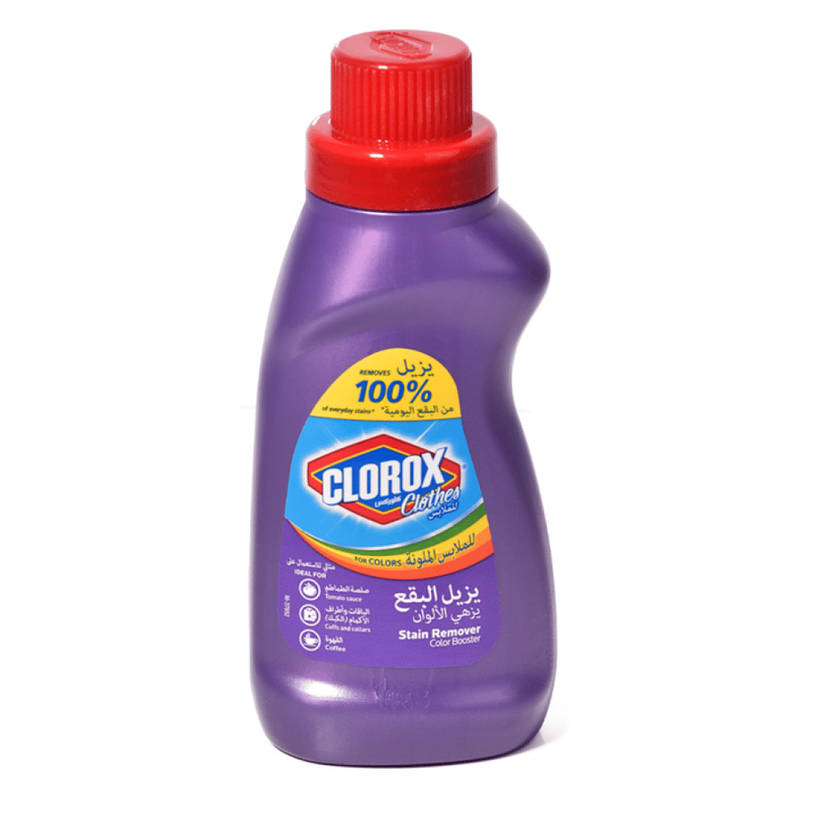 كلوركس للملابس الملونة يزيل البقع ويزهي الالوان 500 ml