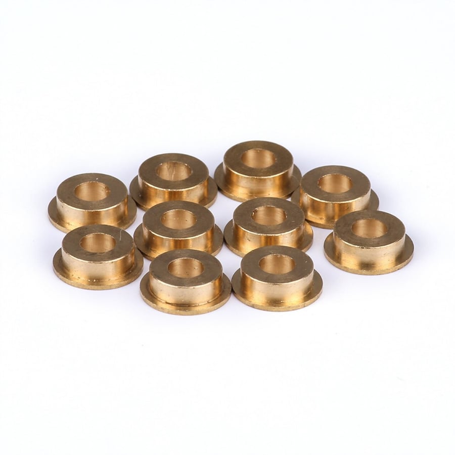 Flange Copper Sleeve 4*8*3mm (10-Pack)