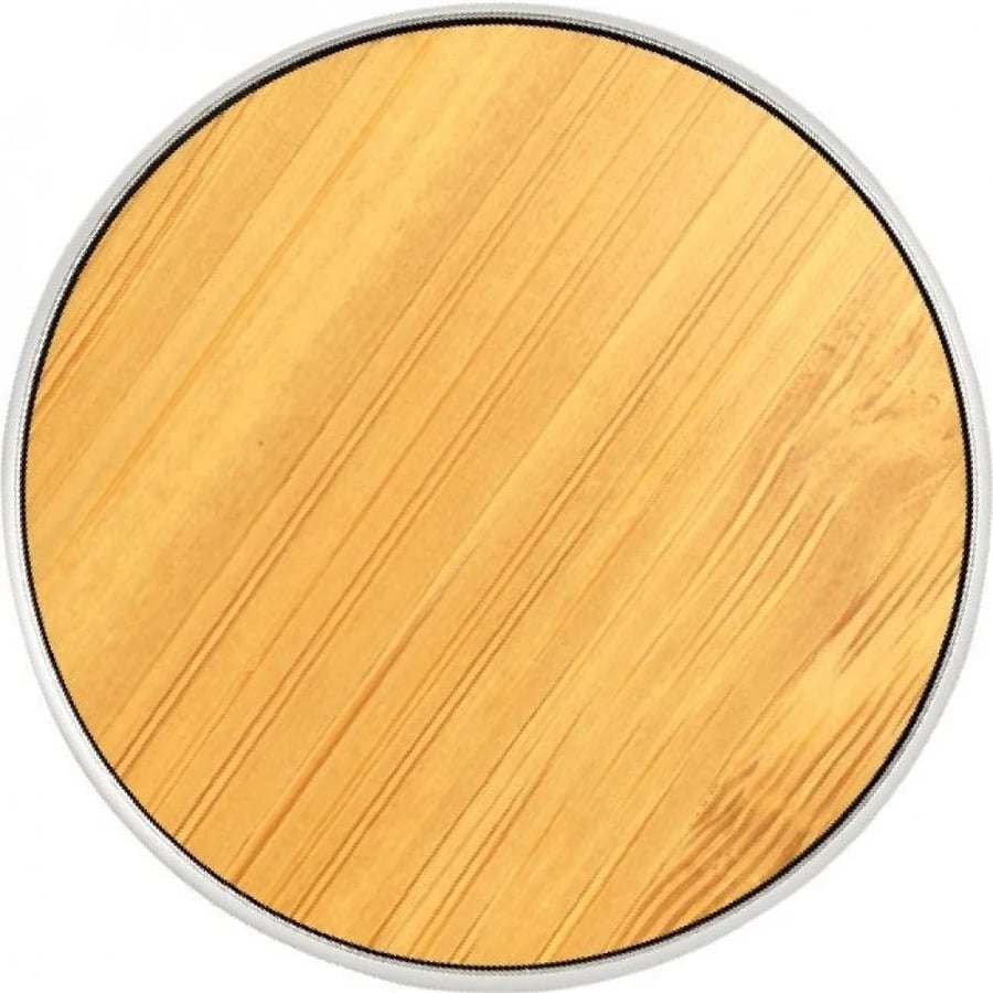 Pop socket holder for mobile phone, beige wood
