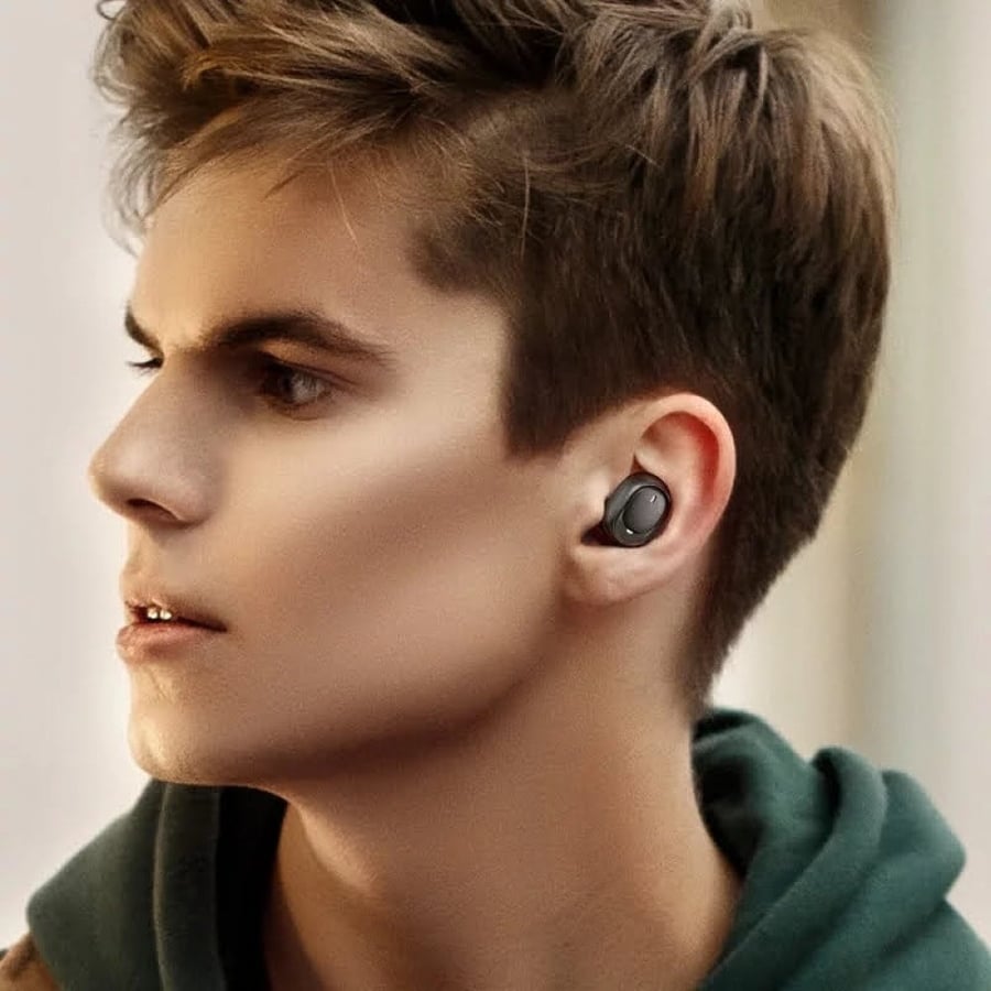 يوجرين | سماعة بلوتوث اسود UGREEN | Bluetooth Earphone TWS v5.0