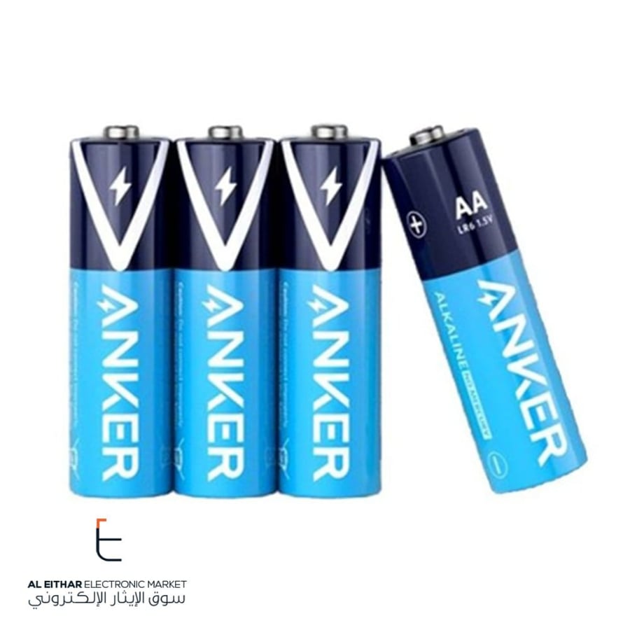 انكر | الاصلي بطاريات قلوية قوية عالية الجودة ANKER | Alkaline Battery AA/AAA LR3/LR6 1.5V
