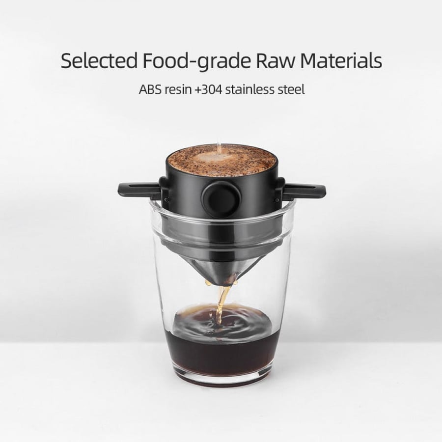 Portable Coffee Filter 304 Stainless Steel Drip Holder Coffee Tea Baskets Funnel Reusable Tea Infuser Coffee Dripper Holder