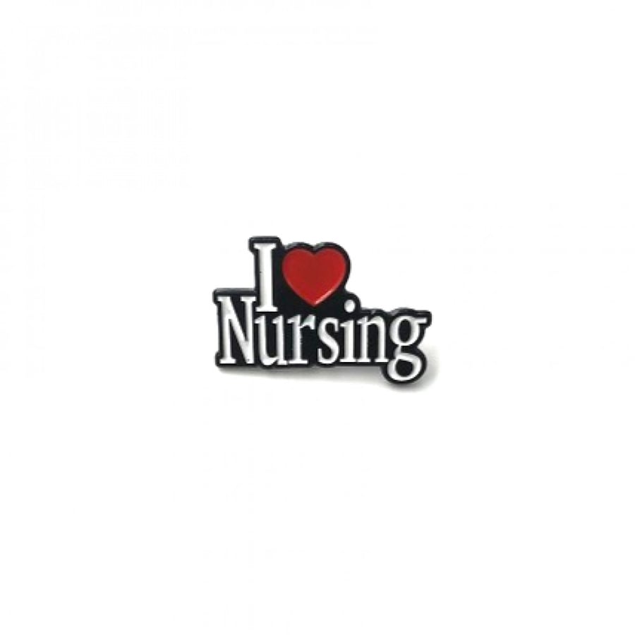 I Love Nursing Brooch