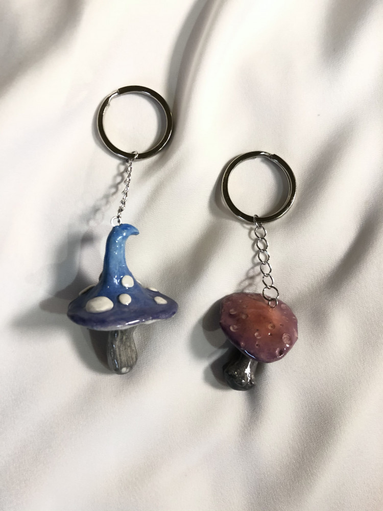 Mushroom Keychain