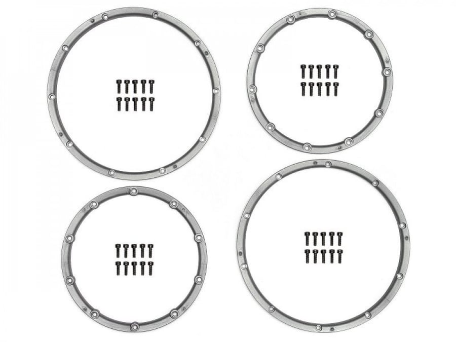 3242 - WHEEL BEAD LOCK RINGS (SILVER/For 2 Wheels)