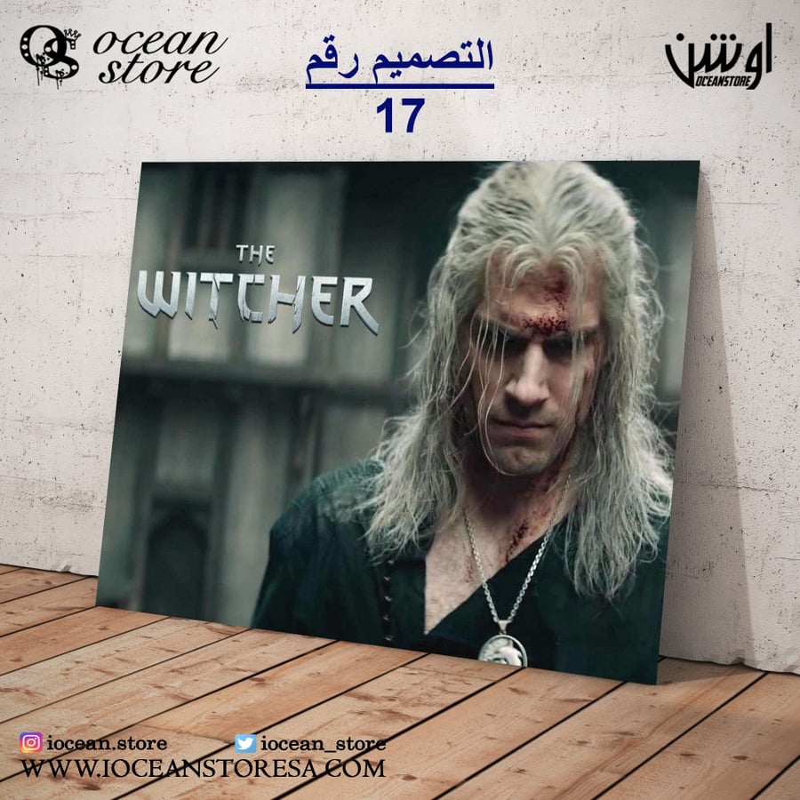 Metal poster / sign The Witcher