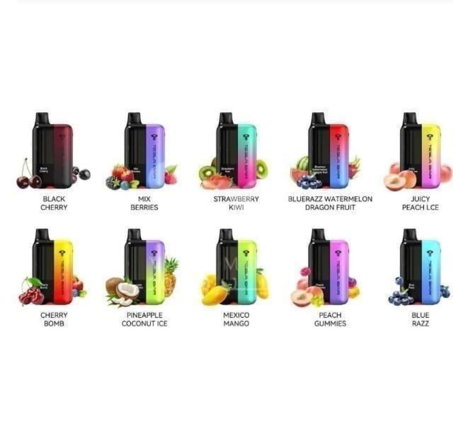 تسلا بار اكس تي 20 الف سحبة بطيخ ايس TESLA BAR XT 20K PUFFS LUSH ICE