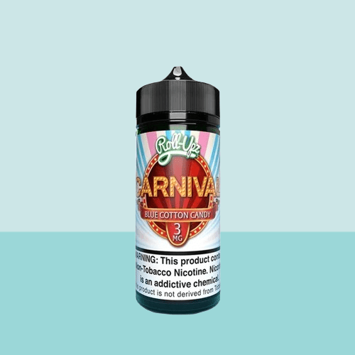 نكهة رول ابز بطعم حلاوة الكاندي 60 مل ROLL UPZ BLUE COTTON CANDY 60ML