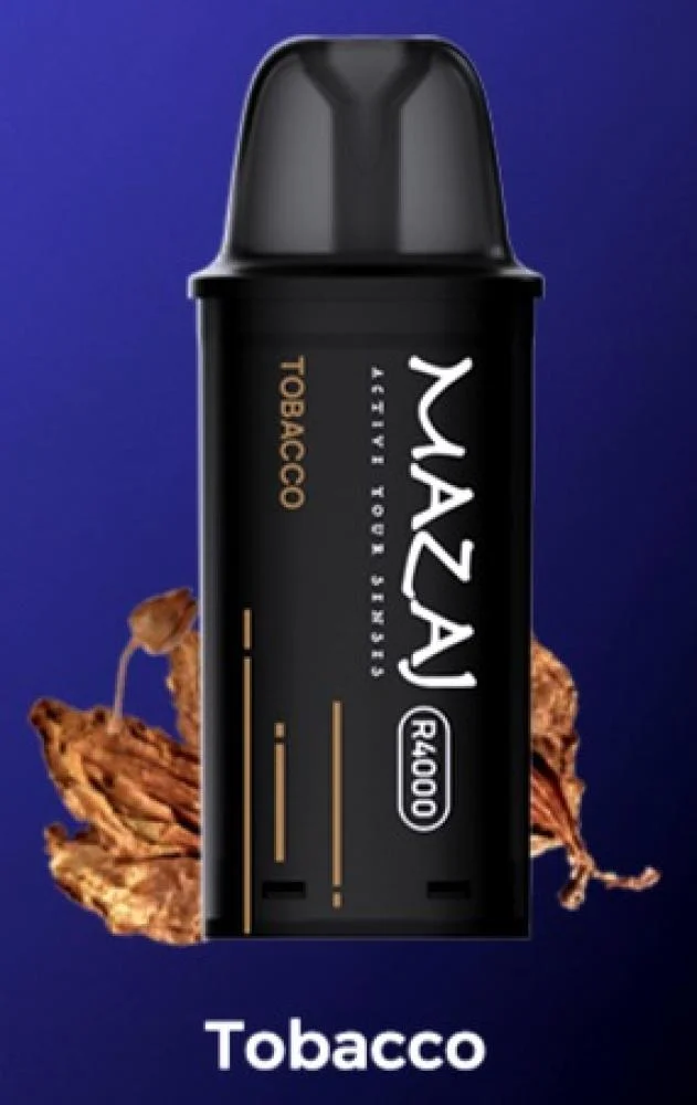 بودات مزاج ار 4000 موشة توباكو Mazaj R4000 PUFFS PODS TOBACCO