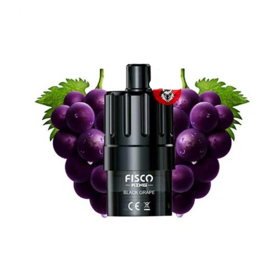 بود فيسكو كنج 25000 موشة عنب اسود FISCO KING PODS 25000 PUFFS BLACK GR