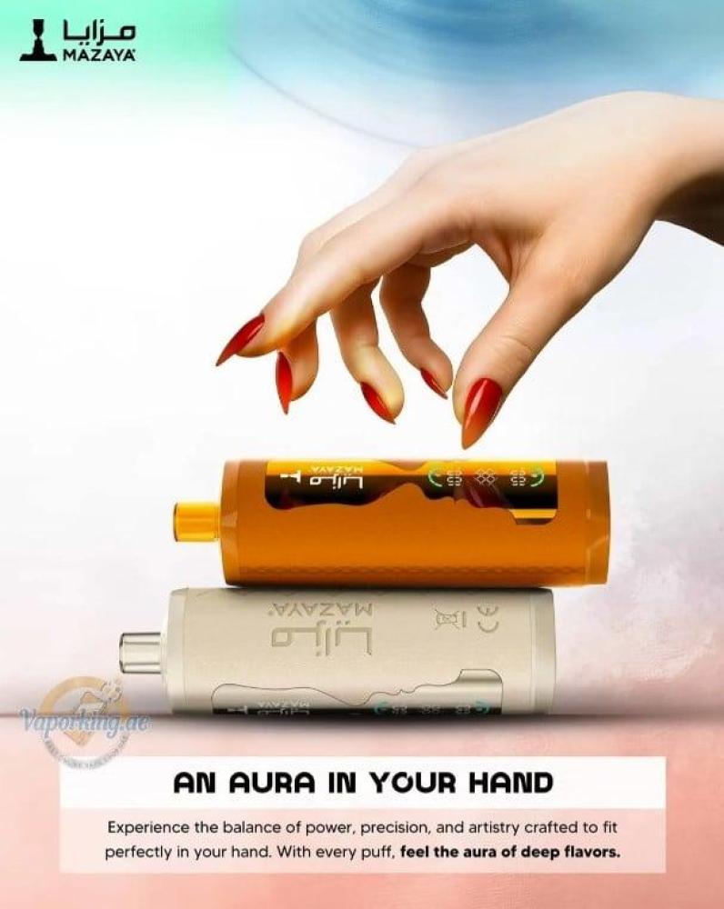 فيب مزايا كلاود اورا 50000 سحبة عصير تفاح mazaya cloud aura 50k puffs