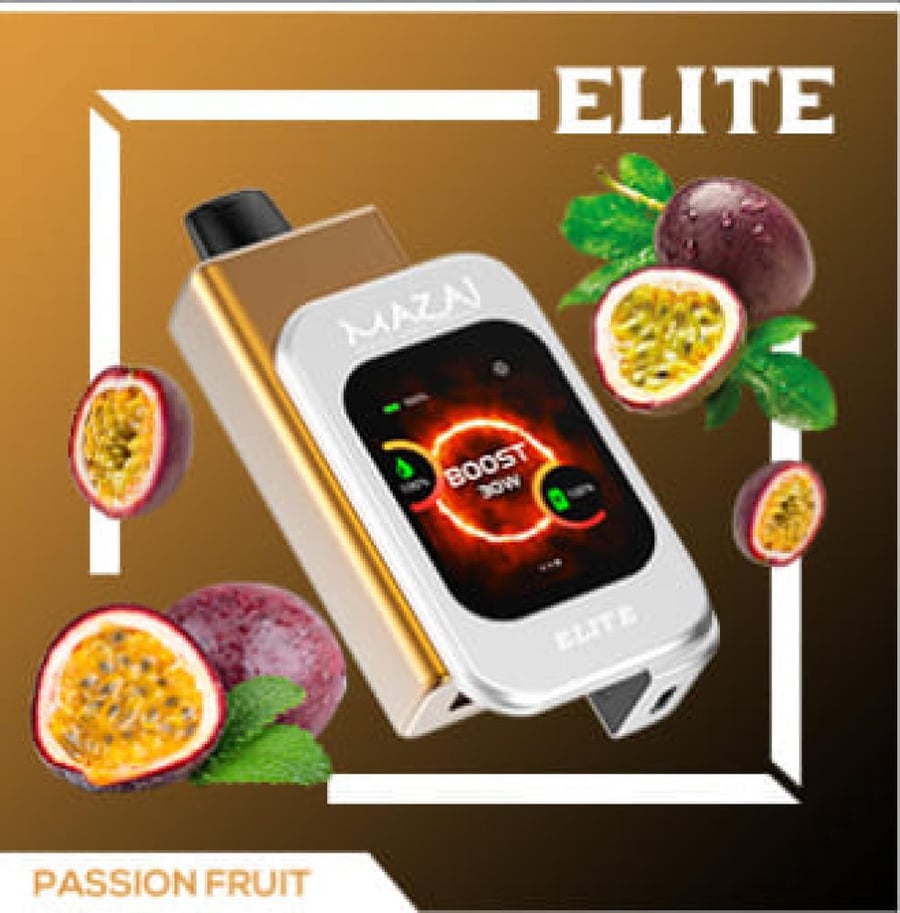 بودات مزاج ايليت 20000 موشة باشن فروت  MAZAJ ELITE POD 20000 PUFFS PAS