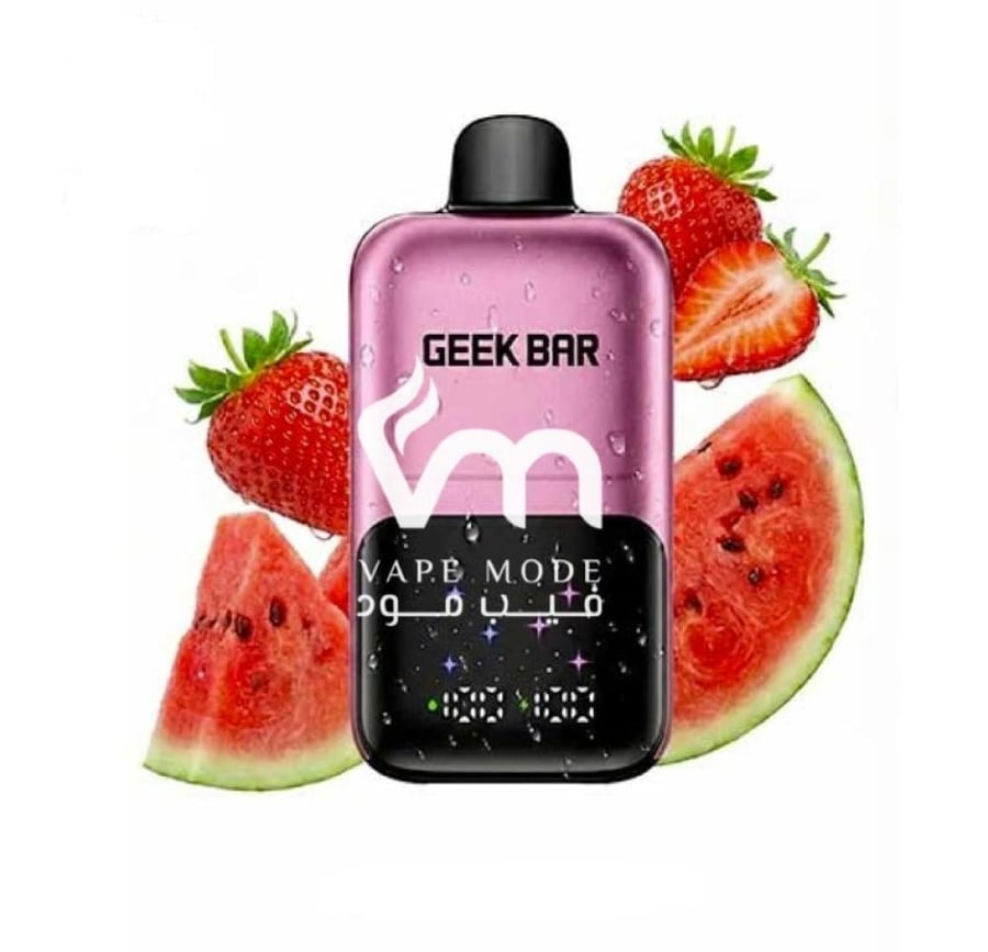 سحبة جيك بار ايس برنس 50 الف سحبة فراولة بطيخ geek bar Ice Prince 50k