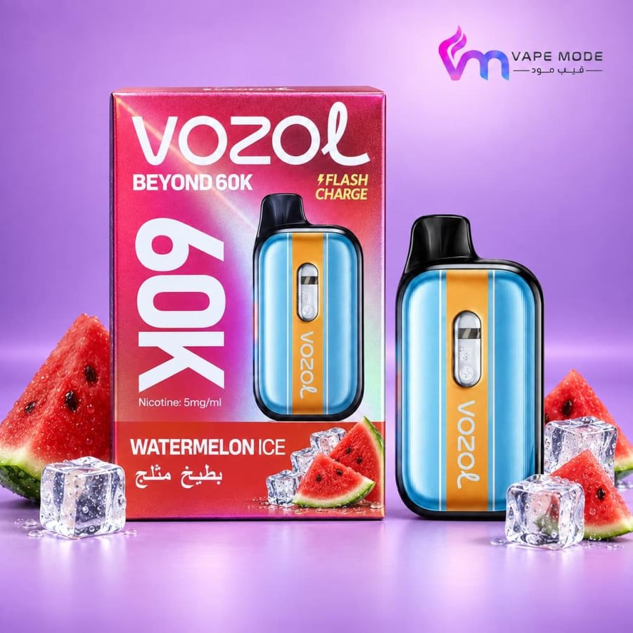 سحبة فوزول بيوند 60000 بطيخ ايس VOZOL BEYOND 60K Watermelon Ice