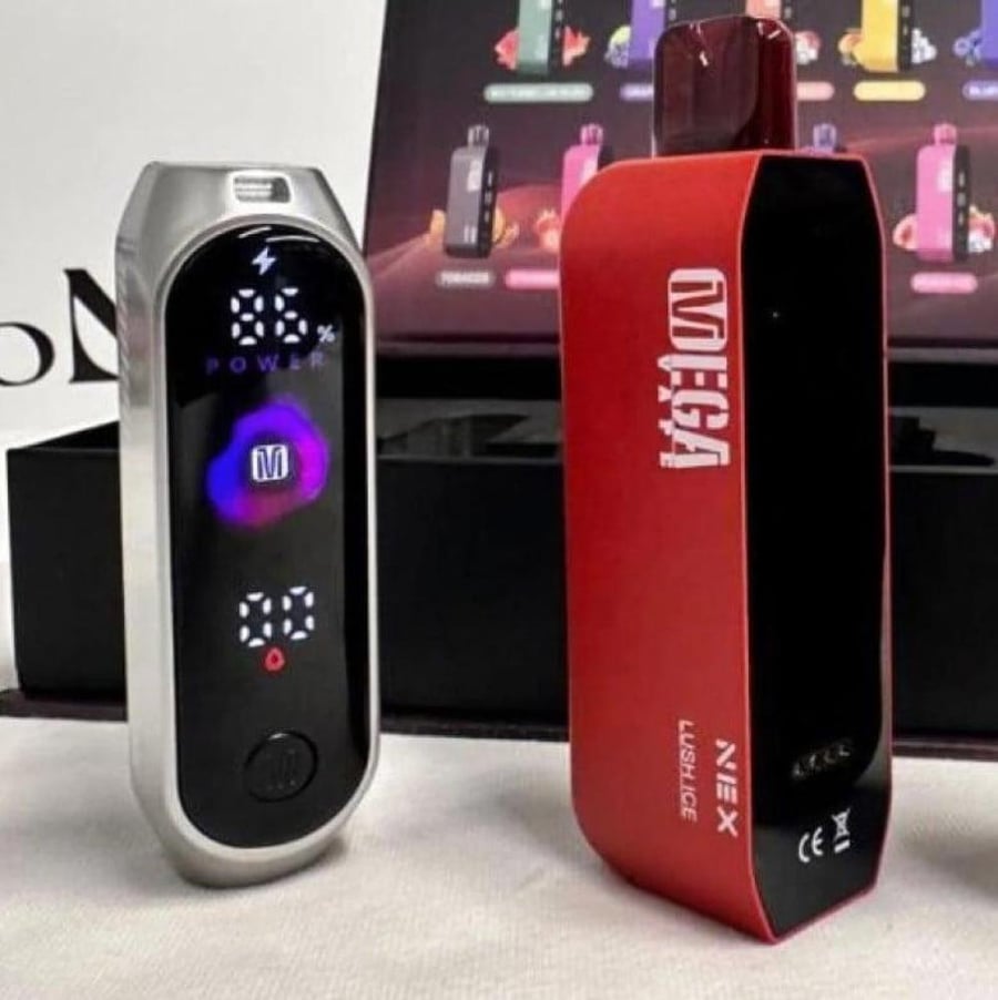بود ميقا نيكس 12000 موشة بنكهة بطيخ ايس MEGA NEX POD 12000 PUFFS LUSH