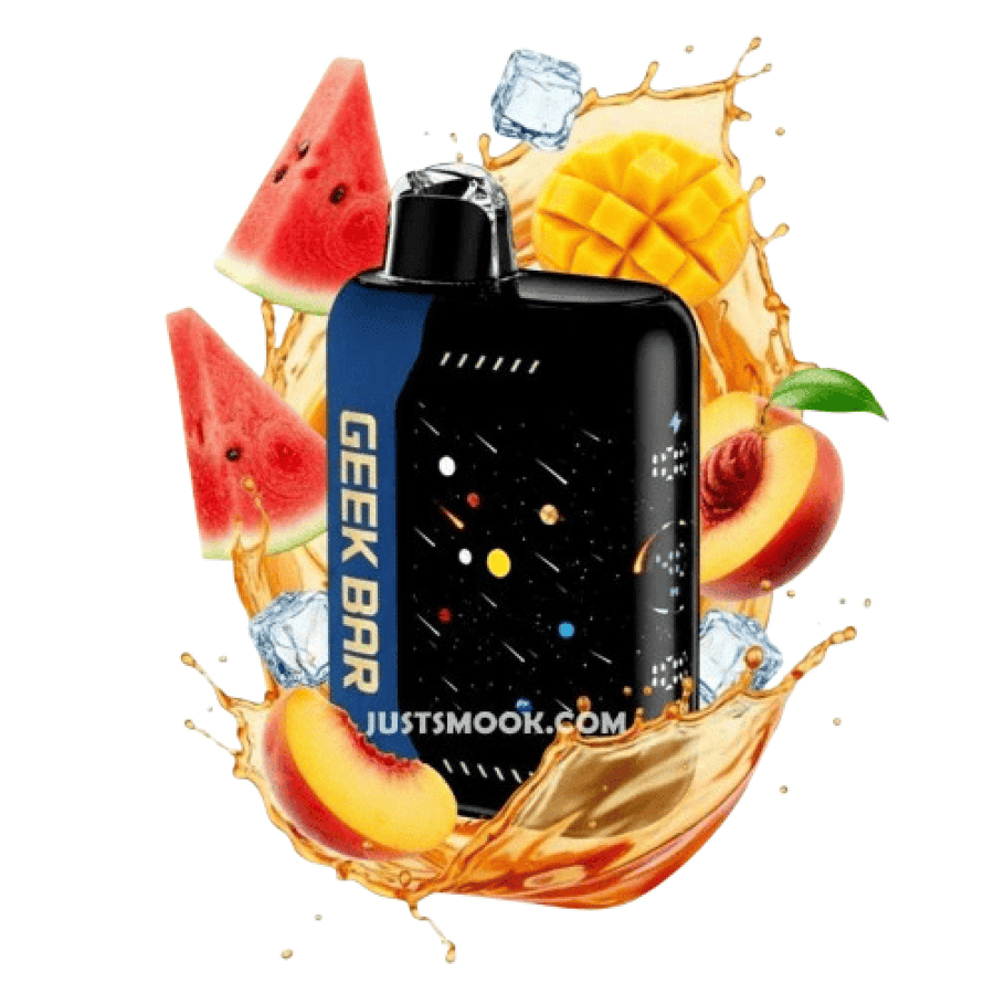 شيشة جيك بار فيب 42000 سحبة خوخ بطيخ ومانجو Geek bar DTL 42k Puffs Pea
