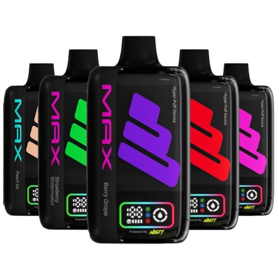 سحبة ناستي ماكس 30000 موش بطعم فراولة بطيخ - NASTY MAX 30000 PUFFS STR