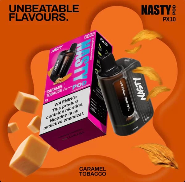 بودات ناستي 5000 سحبة توت وعنب Nasty PX10 PODS 5000 PUFFS CRANBERRY GR