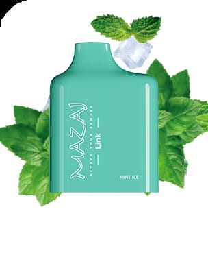 بودات مزاج 8500 سحبة نعناع ايس MAZAJ LINK POD 8500 PUFFS Mint Ice