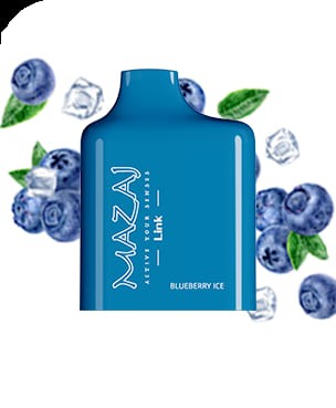 بودات مزاج 8500 سحبة توت ازرق ايس MAZAJ LINK POD 8500 PUFFS Blueberry