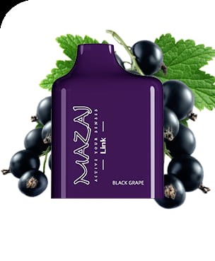 بودات مزاج 8500 سحبة عنب اسود MAZAJ LINK POD 8500 PUFFS Black Grape