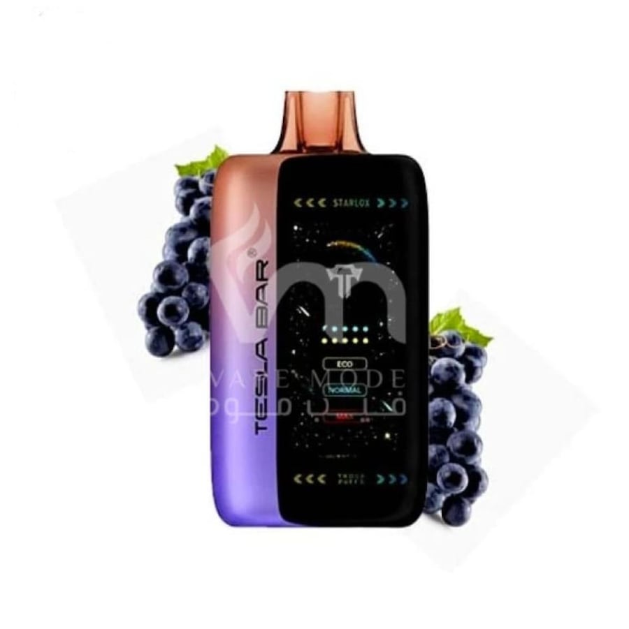 تسلا بار اكس تي 40 الف سحبة عنب اسود TESLA BAR XT 40k PUFFS BLACK GRAP