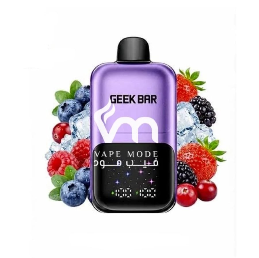 سحبة جيك بار ايس برنس 50 الف سحبة توت مشكل geek bar Ice Prince 50k puf