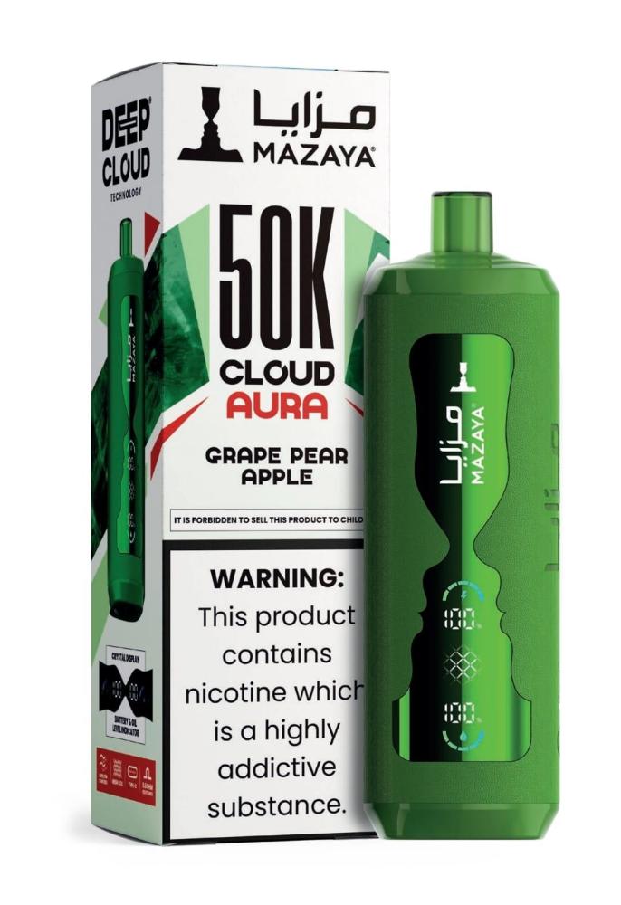 فيب مزايا كلاود اورا 50000 سحبة باشن فروت مانجو ايس mazaya cloud aura