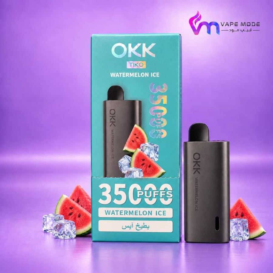 سحبة OKK TIKO 35000 بنكهة بطيخ آيس Watermelon Ice