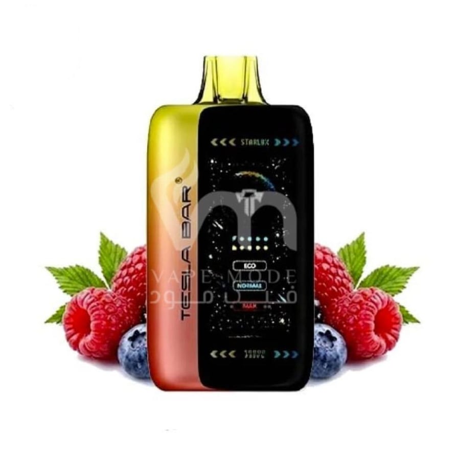 تسلا بار اكس تي 40 الف سحبة توت مشكل TESLA BAR XT 40k PUFFS MIX BERREI