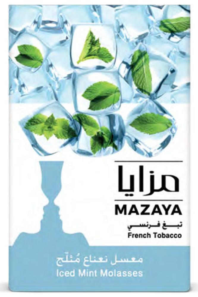 معسلات شيشة مزايا بنكهة نعناع ايس الشكل القديم mazaya iced mint MOLASS