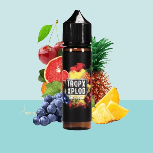 نكهة تروبكس اكسبلود ايس بطعم مكس مكس فواكهة مشكلة ايس 60 مل SAMS VAPE