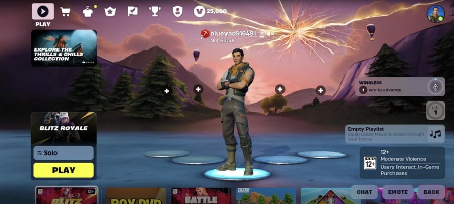 حساب 25000 الف فيبوكس