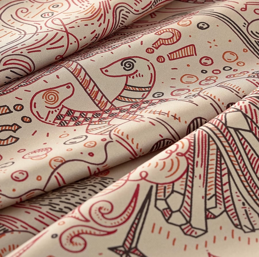 Hermès Please Hold The Line scarf 90
