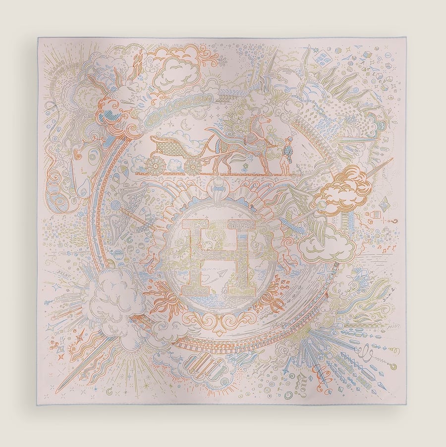 Hermès Please Hold The Line scarf 90