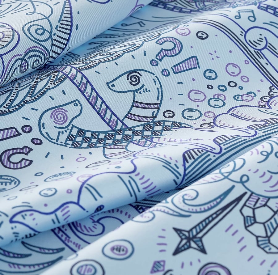 Hermès Please Hold The Line scarf 90