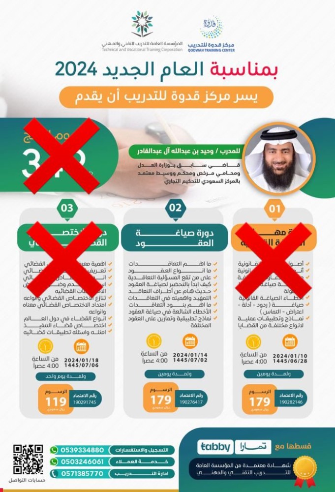 دورة صياغة العقود 2024