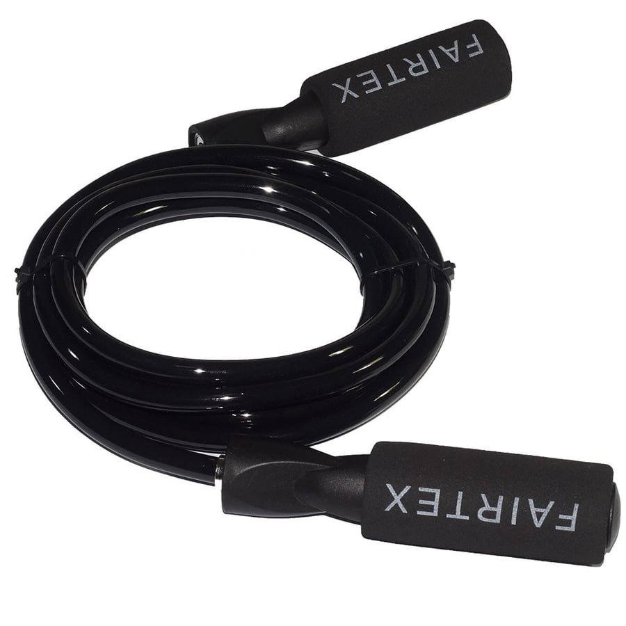 FAIRTEX - ADJUSTABLE SKIPPING ROPE WITH BALL BEARING (ROPE3-Black)