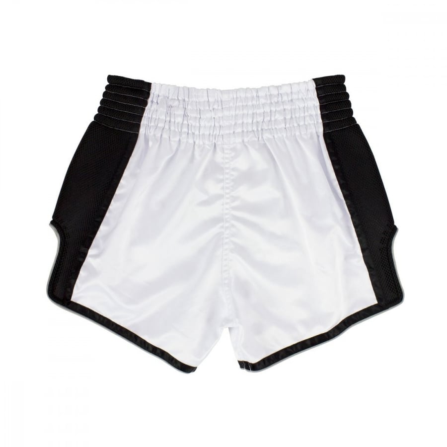 FAIRTEX WHITE SLIM CUT MUAY THAI BOXING SHORTS (BS1707)